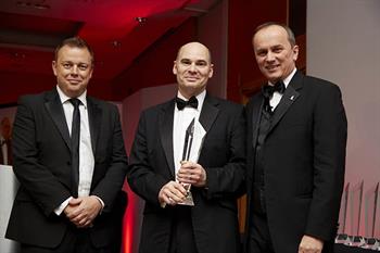 UK Supplier of the Year 01 Adrian accepting the award
